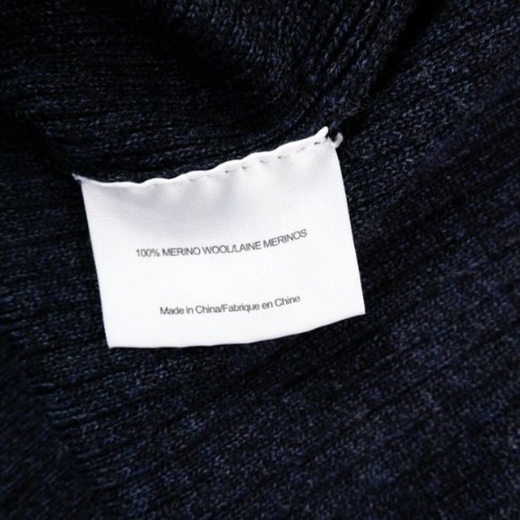 Tory Burch 100% Merino Wool Rib Knit Scoop Boatneck Sweater - Picture 11 of 12